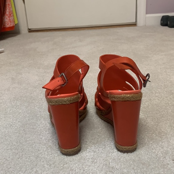 Orange Espadrilles heels - Picture 2 of 4